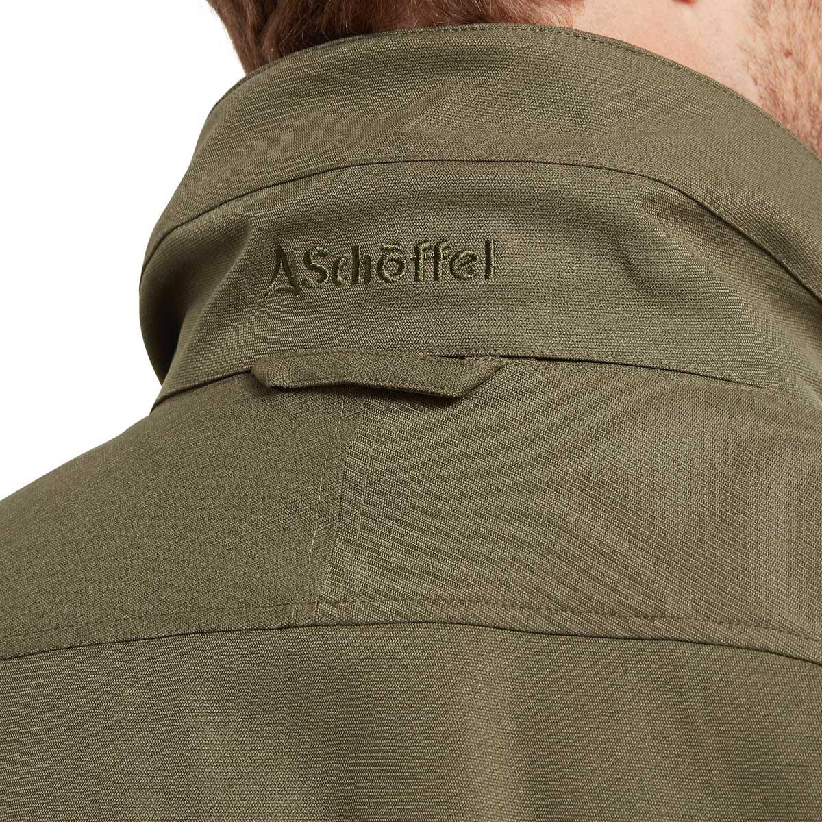 Moss Schoffel Ptarmigan Evo Coat Collar Detail