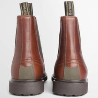 Chestnut Brown Barbour Mens Hale Chelsea Boot BACK