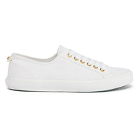White Holland Cooper Womens Sloane Trainers Side