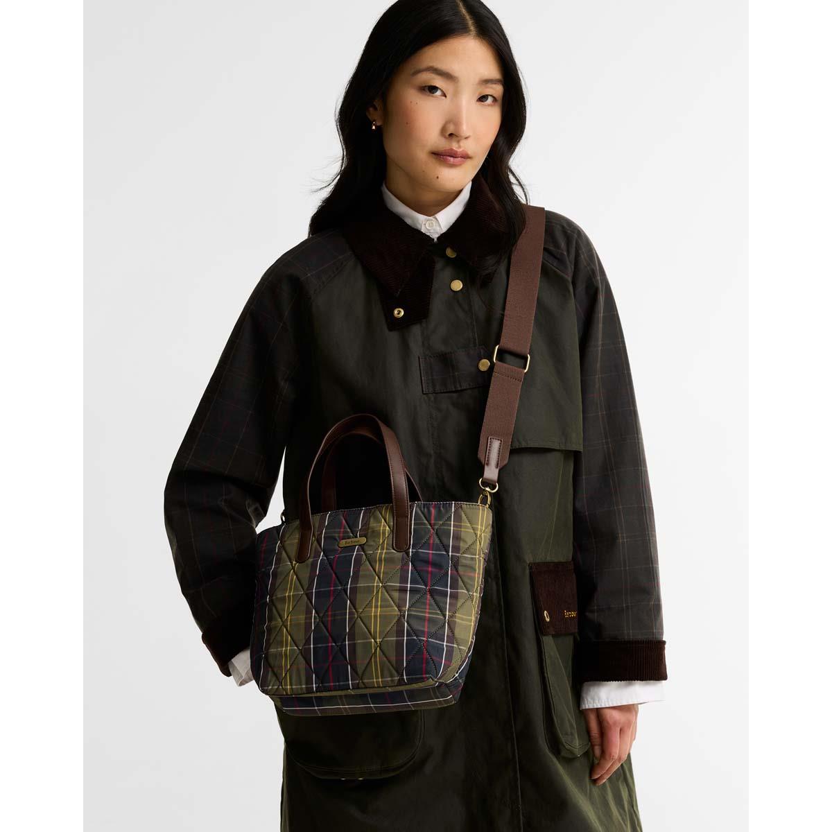 Barbour Womens Mini Quilted Tote Bag