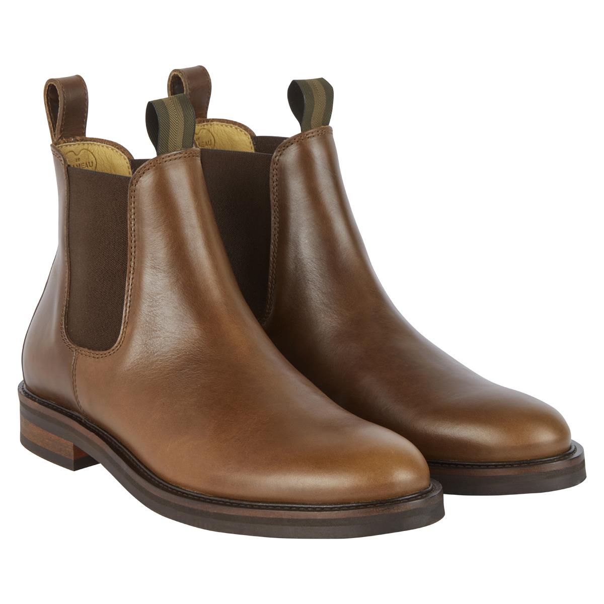Le Chameau La Chelsea Cuir Chelsea Boot Burnished Brown