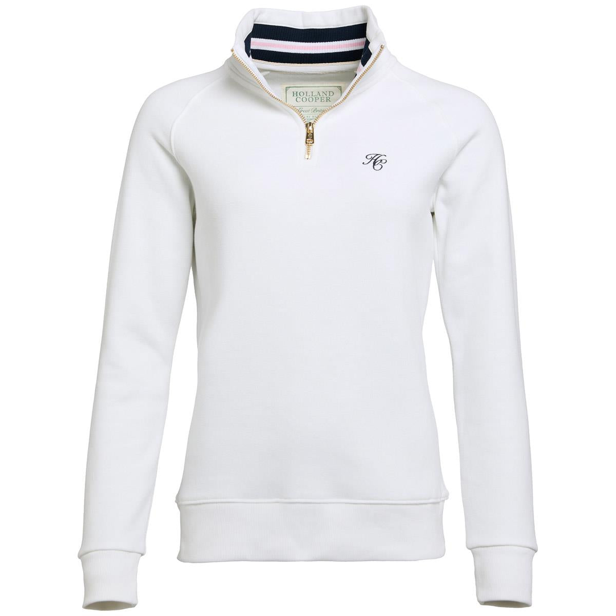 Holland Cooper Womens Burford Quarter Zip Sweater