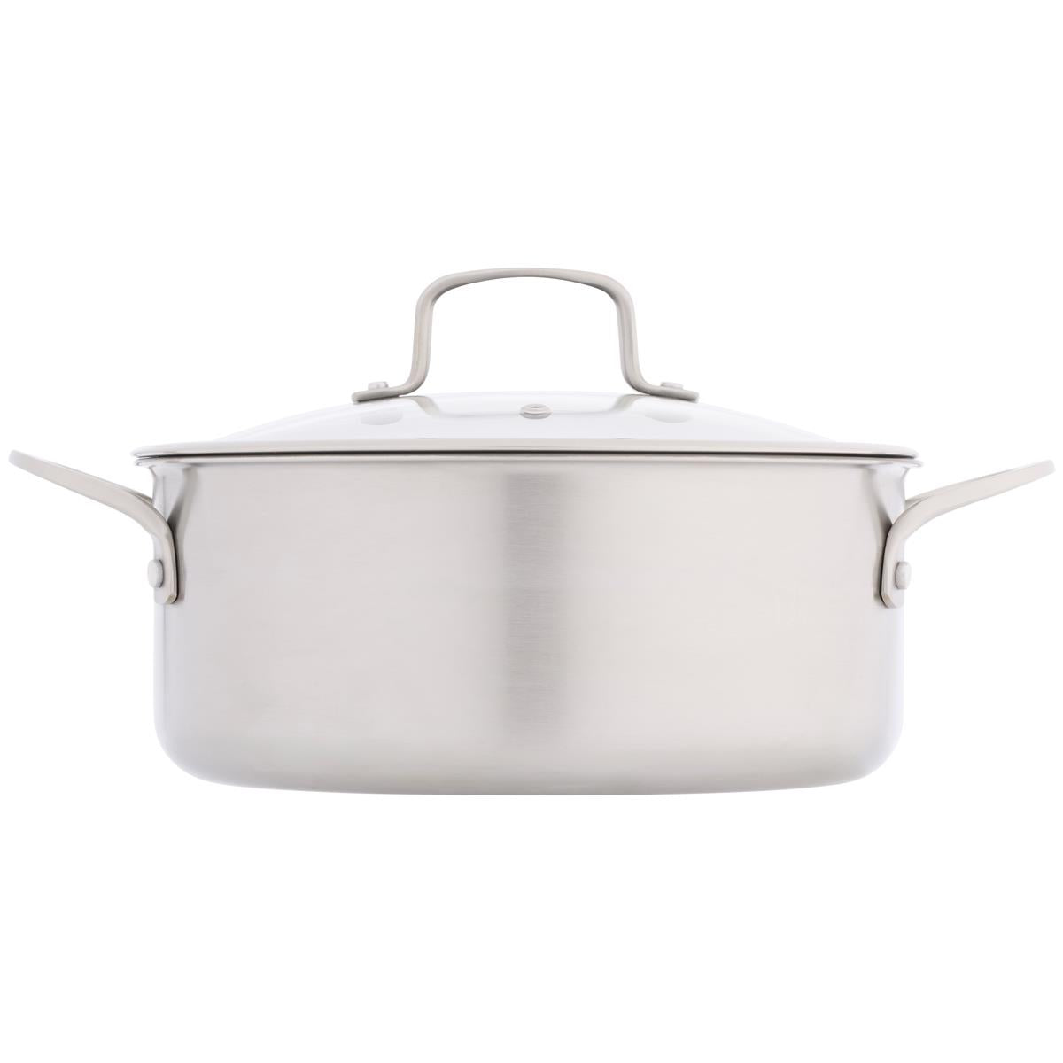 Stellar Zero Stainless Steel Uncoated Casserole 24cm