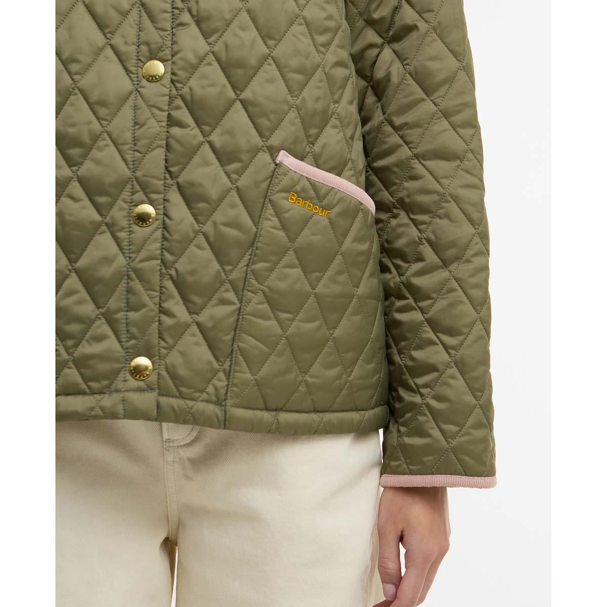 Barbour Womens Icons Cropped Liddesdale Quilted Jacket