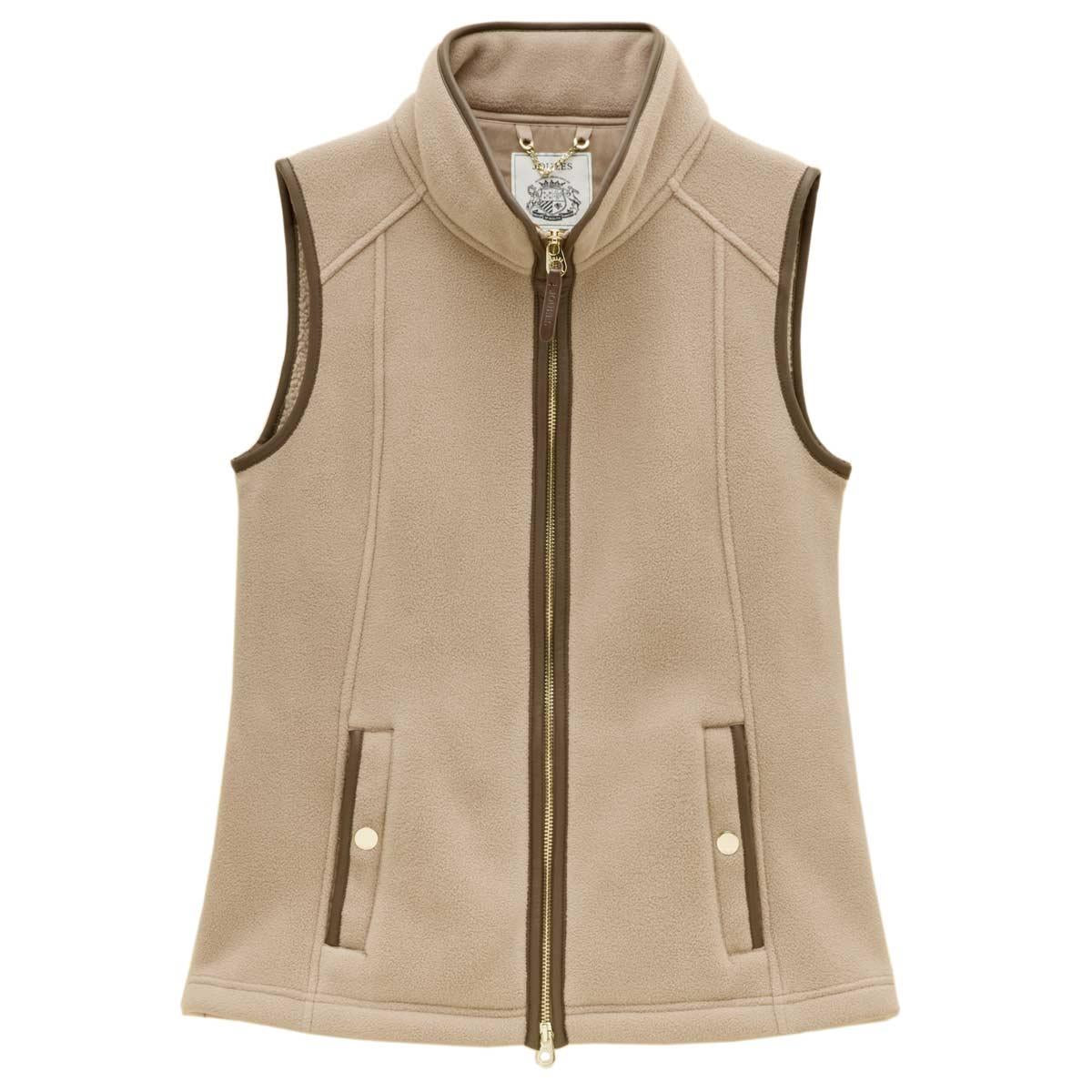 Mink Brown Joules Womens Heritage Fleece Gilet