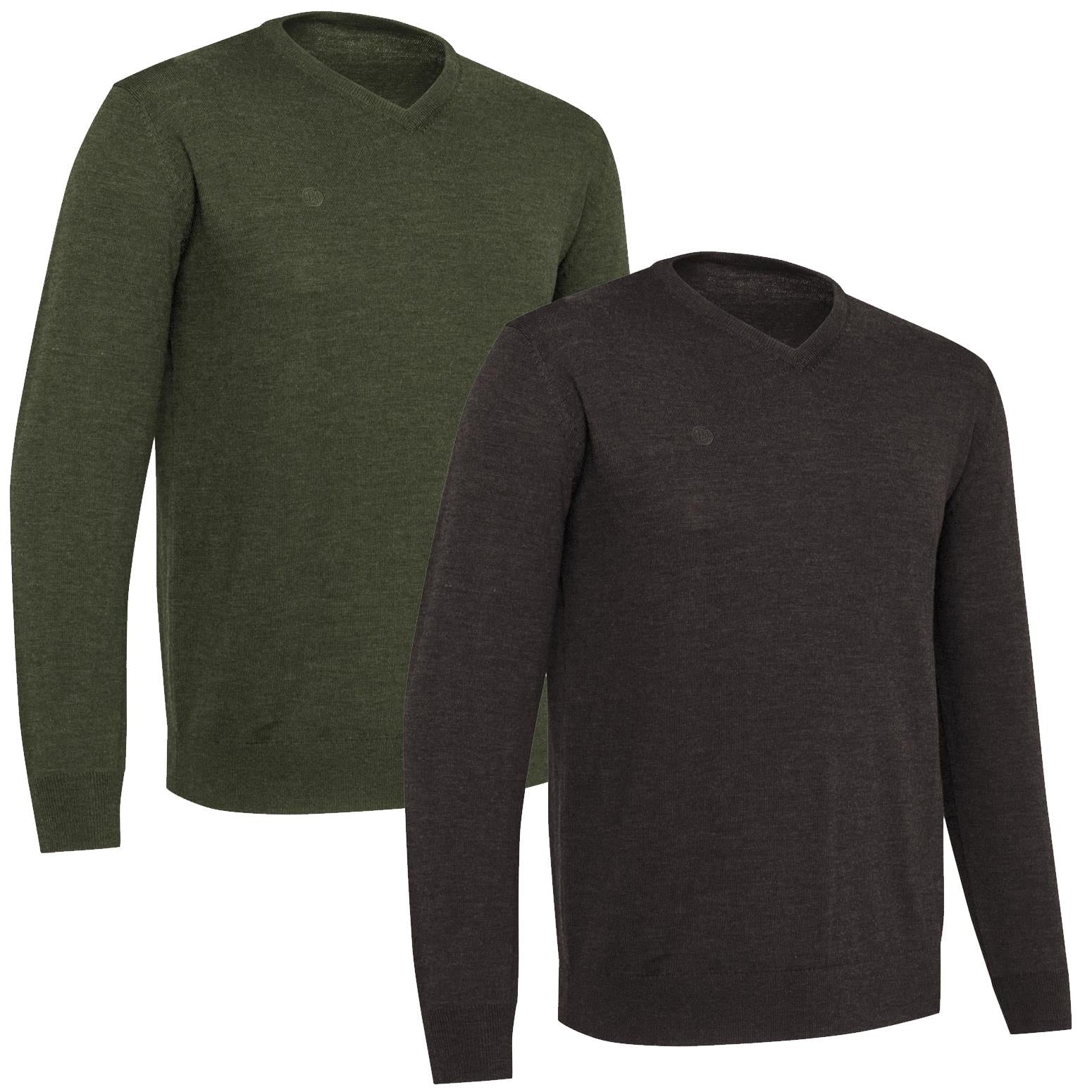 Beretta Mens Merino V-Neck Sweater