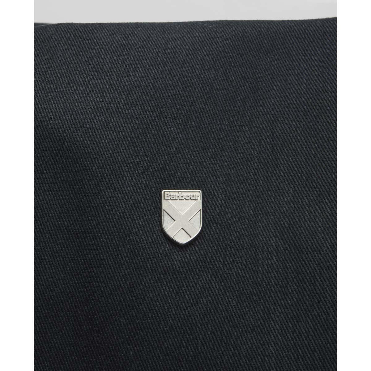 Navy Barbour Cascade Flight Bag Badge