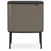 Platinum Brabantia Bo Touch Bin 3x11 Litre
