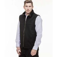 Black Swanndri Saddleback Vest FRONT