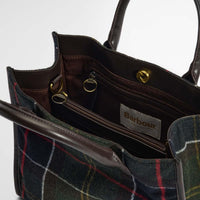 Classic Tartan Barbour Womens Barrhill Tartan Tote Bag Inside