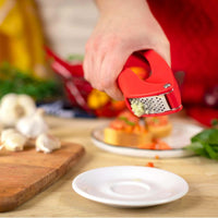 RED Kuhn Rikon Easy-Clean Garlic Press LS