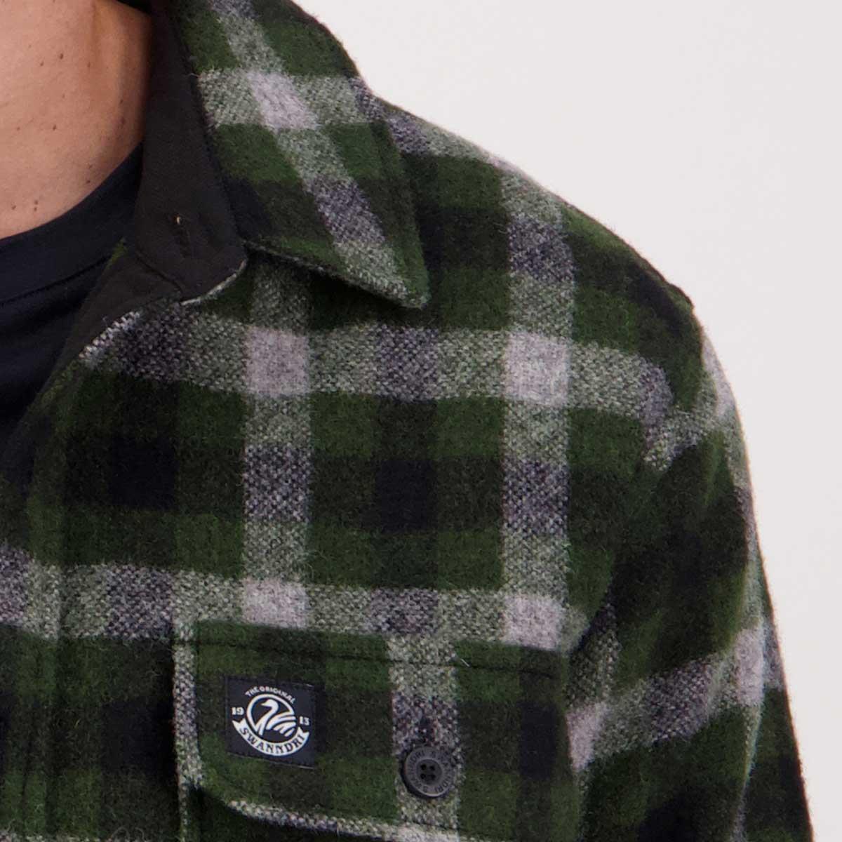 Swanndri Mens Kiaraki V4 Wool Shacket
