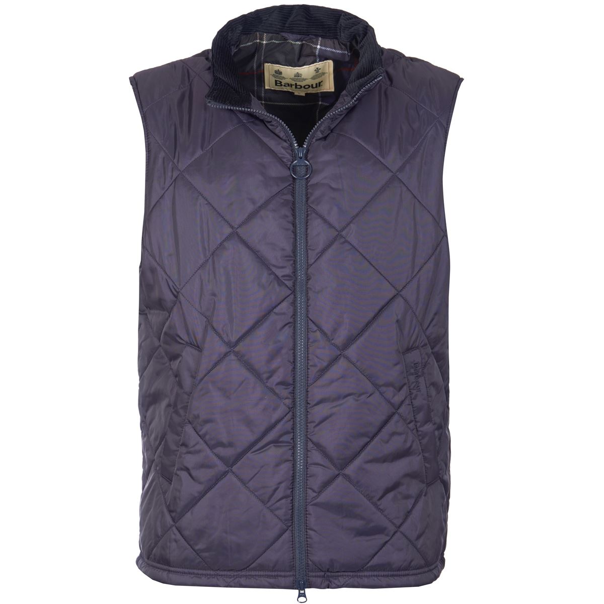 NAVY Barbour Mens Finn Quilted Gilet
