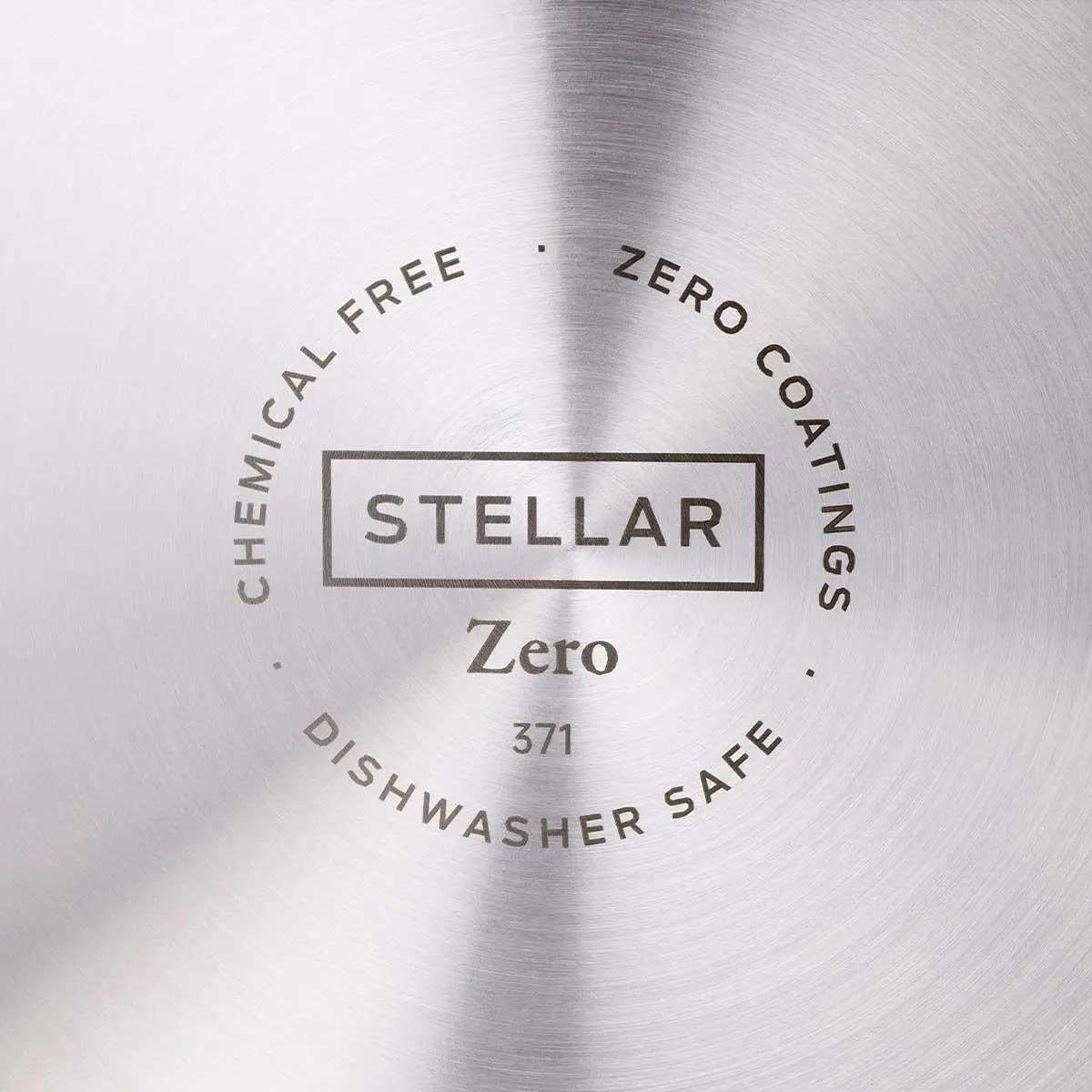 Stellar Zero Stainless Steel Uncoated Casserole 24cm