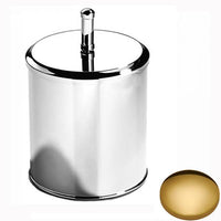 Polished Brass Samuel Heath Bathroom Bin With Lid L12