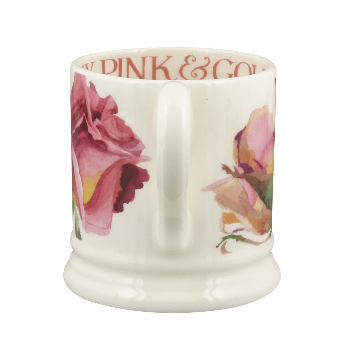 Emma Bridgewater Roses All My Life Set of 2 Half Pint Mugs Boxed