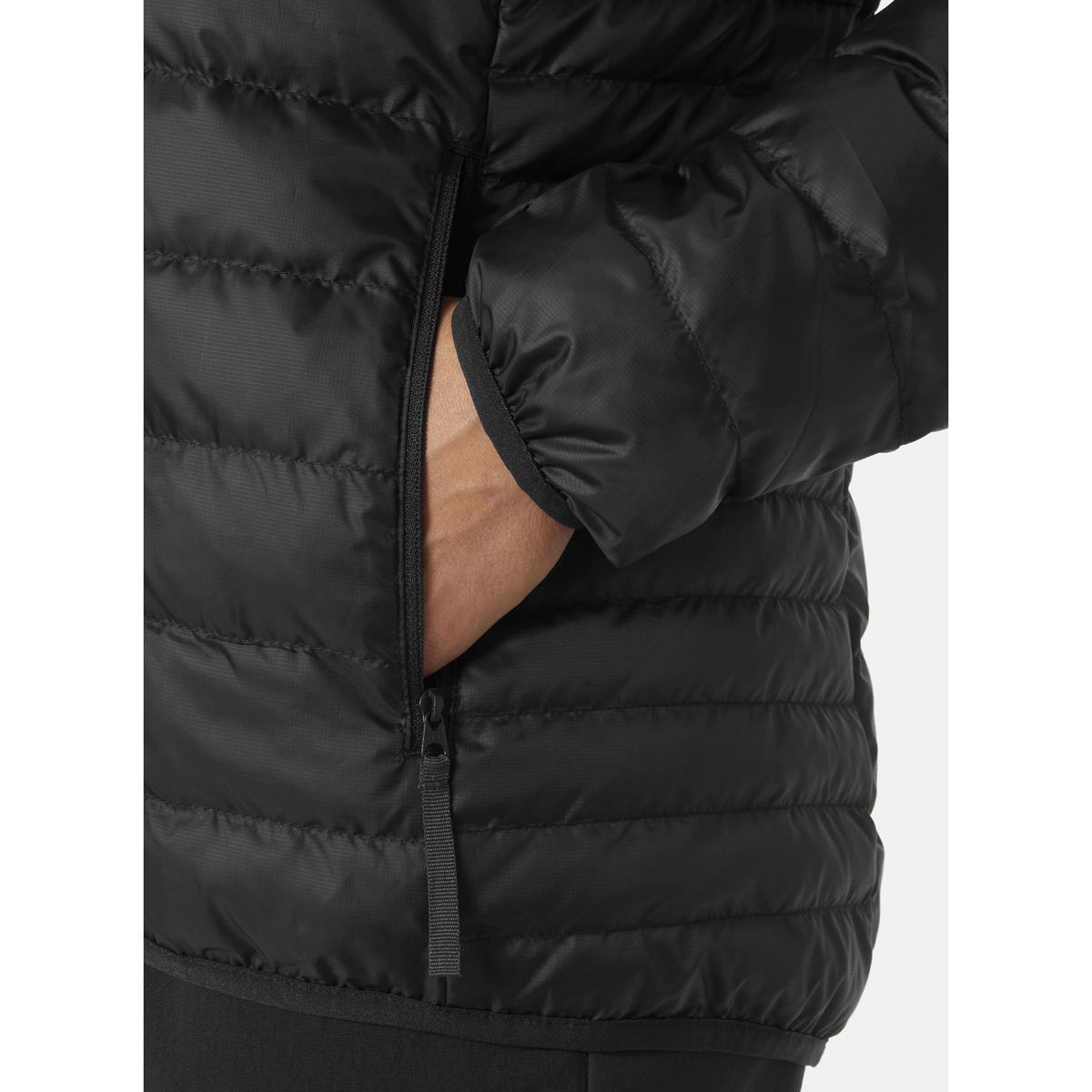Black Helly Hansen Womens Banff Insulator Jacket Pocket Detail