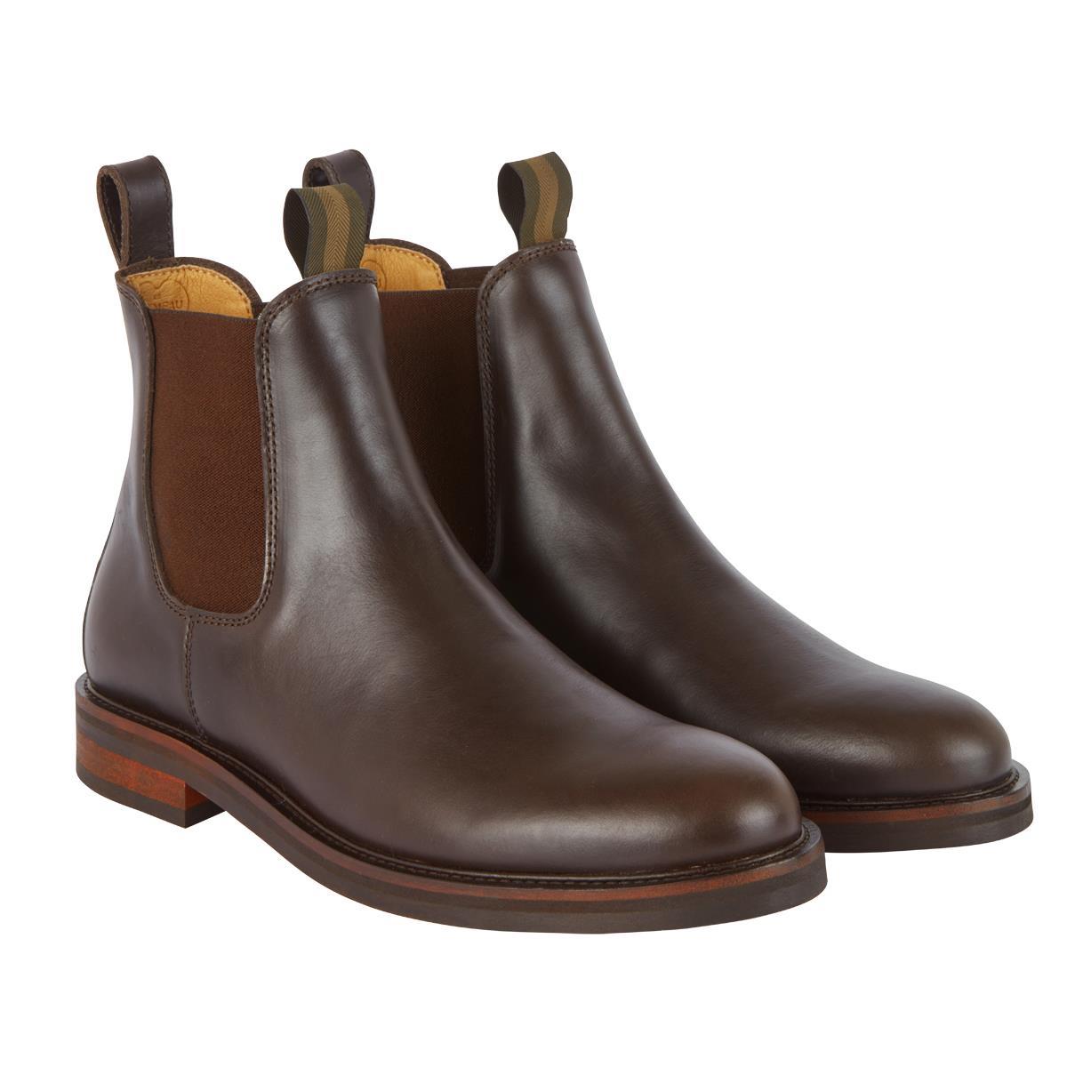 Le Chameau La Chelsea Cuir Chelsea Boot Marron Fonce