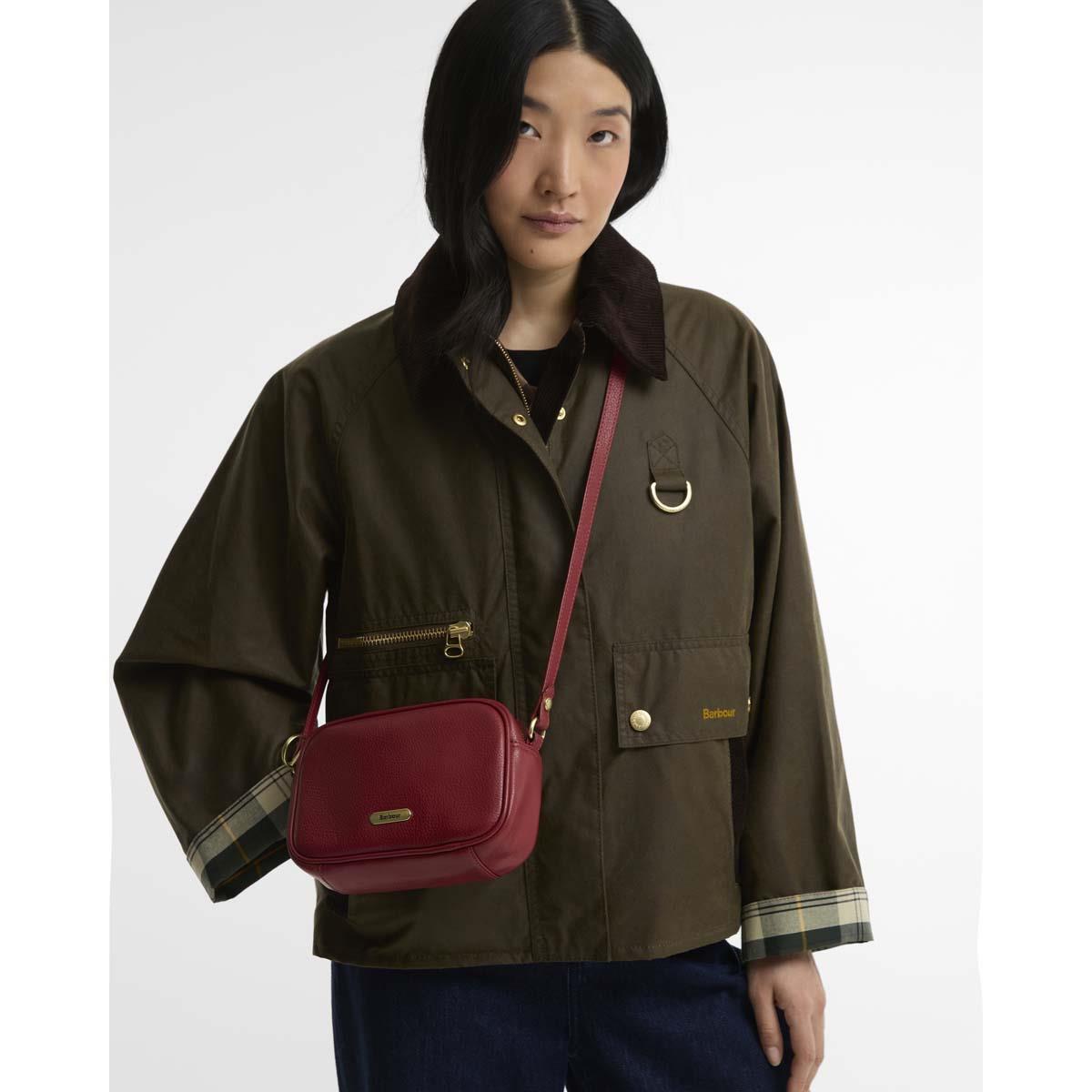 Barbour Womens Daphne Mini Leather Crossbody Bag