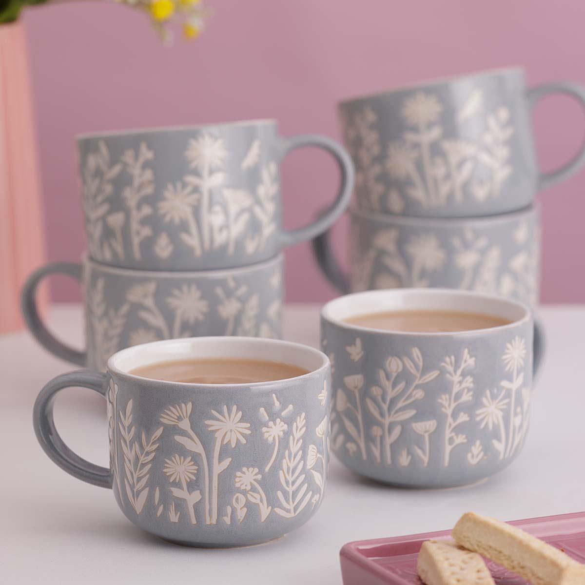 BLUE Mason Cash In The Meadow Flower Mug LS