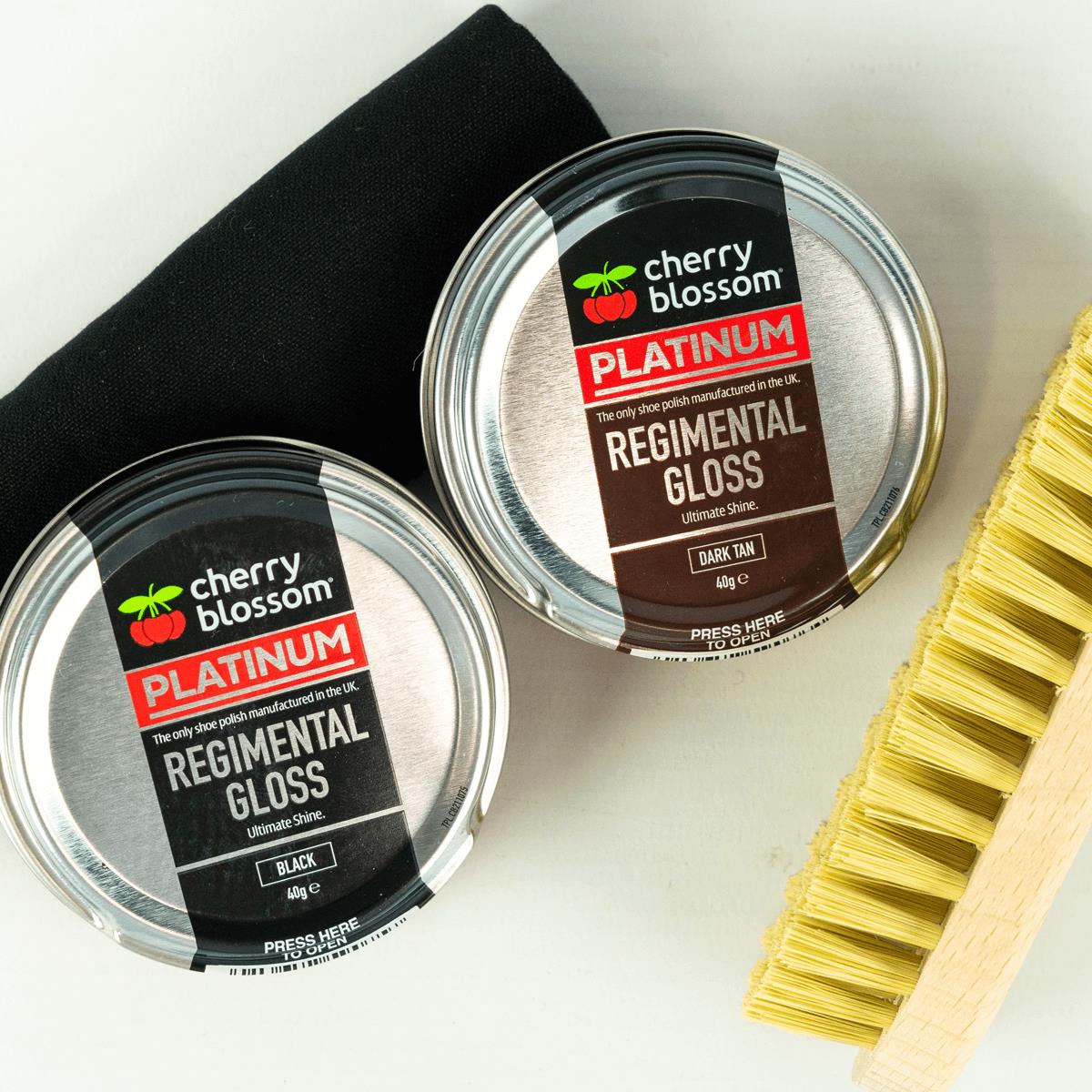 Cherry Blossom Traditional Shoe Care Kit