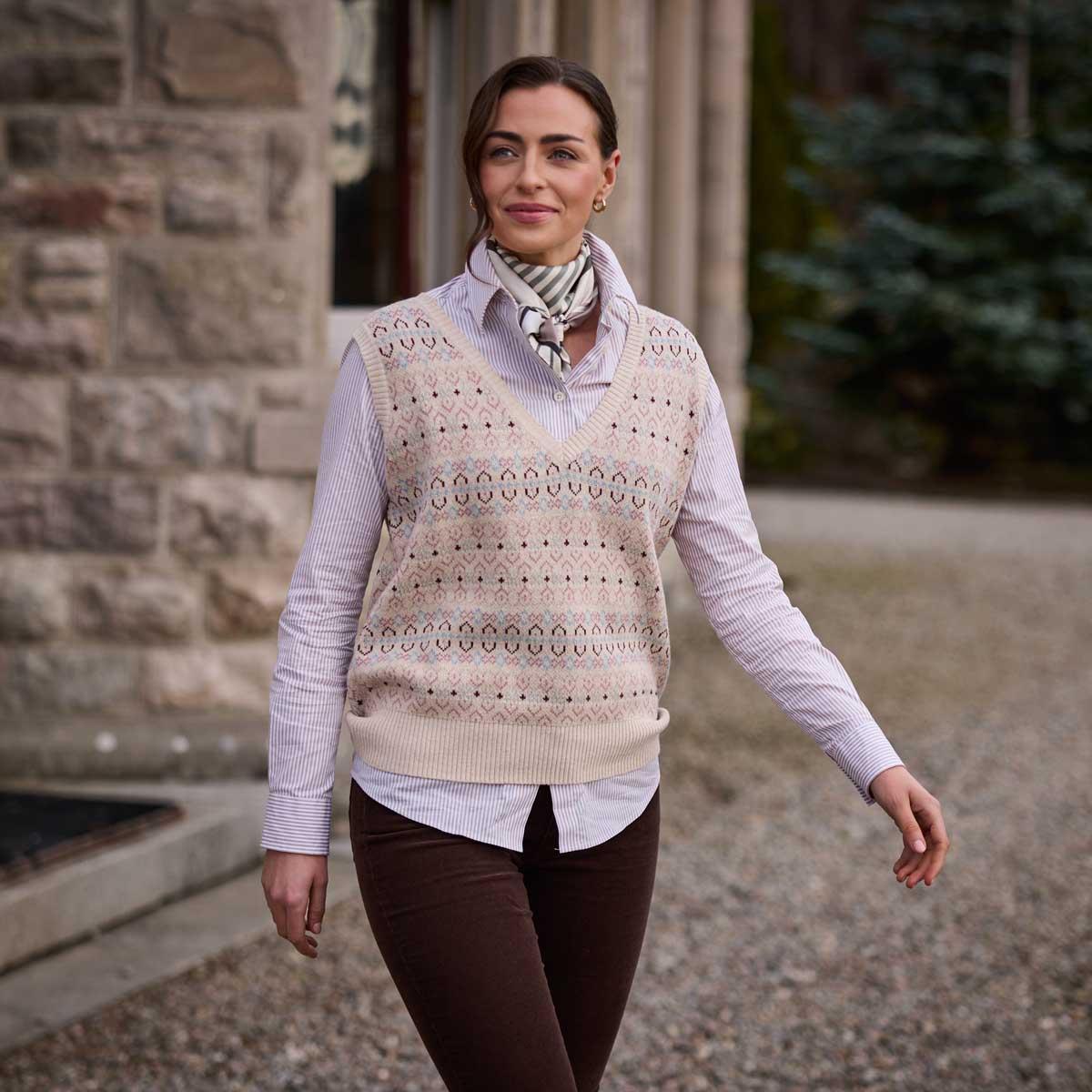Schoffel Womens Tresness Fairisle Vest