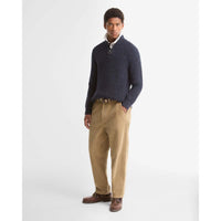 Barbour Mens Essential Fleck Half Zip Jumper