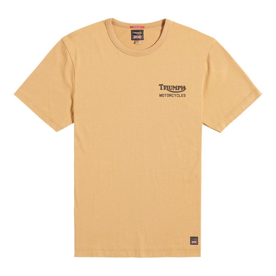 fawn Triumph Mens Adcote Printed Tee