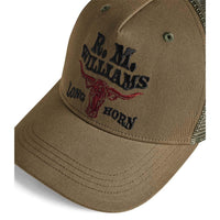 R.M. Williams Mens RMW Longhorn Trucker Cap