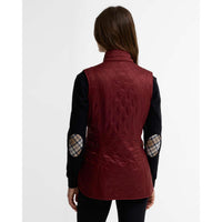 Cranberry Red Barbour Wray Gilet BACK