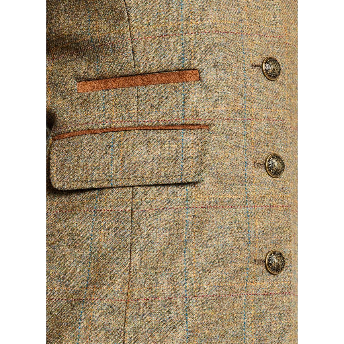Burren Dubarry Womens Blackthorn Tweed Jacket Pocket