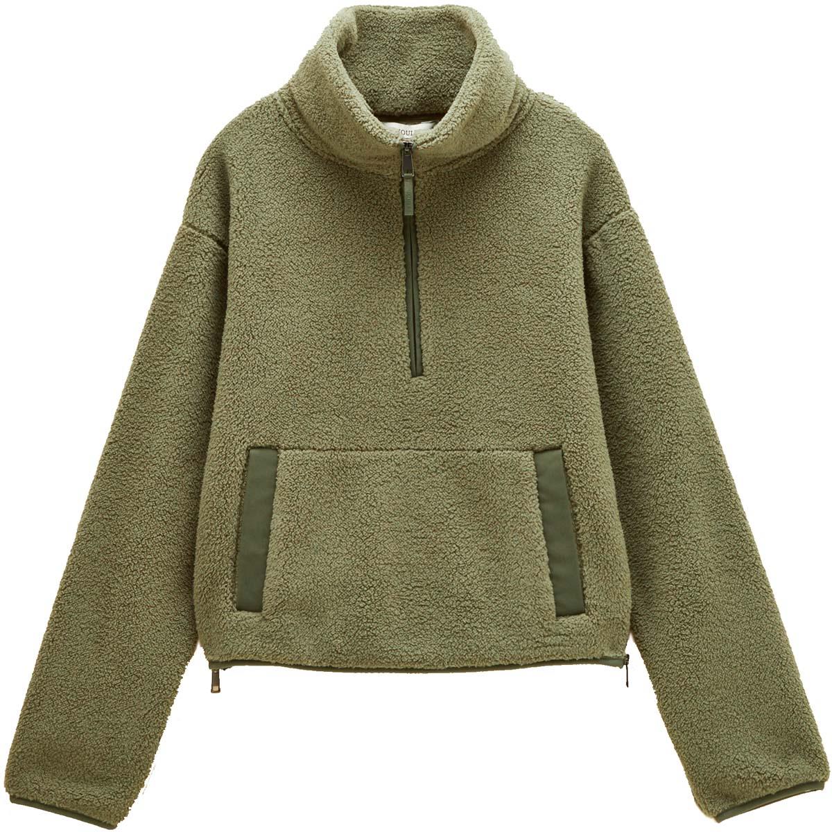 Joules Womens Short Tilly Quarter Zip Fleece Jumper