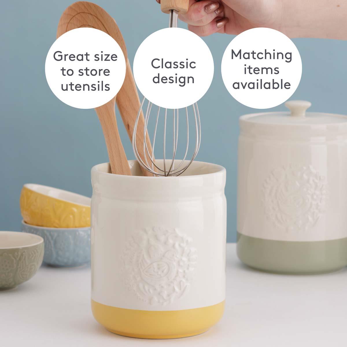 Mason Cash Home To Roost Utensil Pot