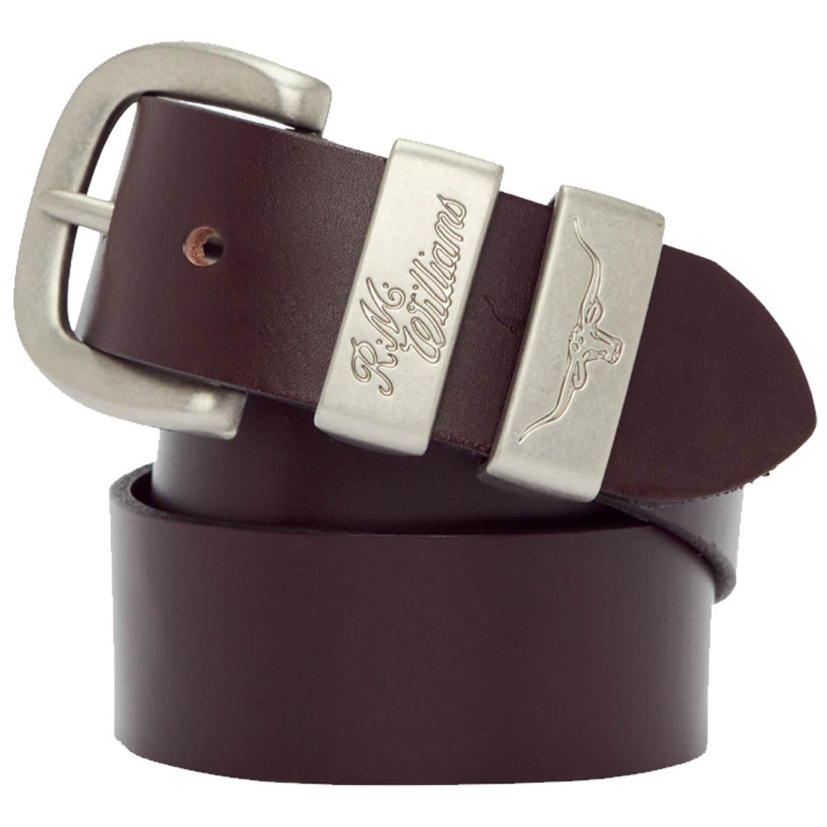 R.M. Williams Mens 3 Piece Buckle Work Belt