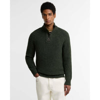 Barbour Mens Essential Fleck Half Zip Jumper