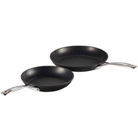 Le Creuset Toughened Non-Stick 2 Piece Frying Pan Set together
