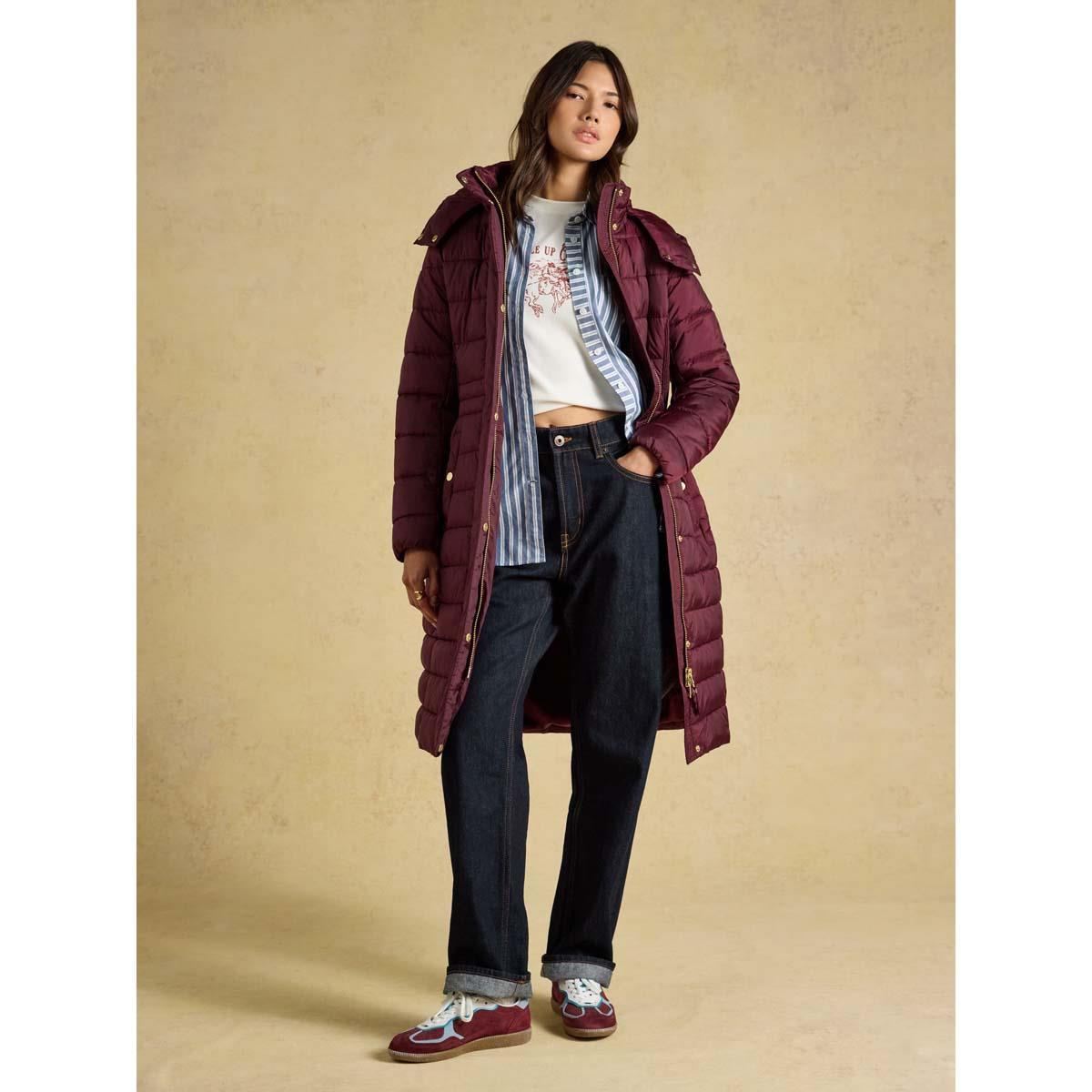 Joules Womens Windborough Showerproof Padded Coat
