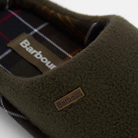 Olive Barbour Mens Hexham Slipper sole