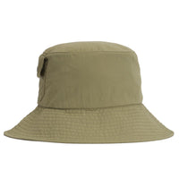 Bleached Olive Barbour Rowane Showerproof Bucket Hat back