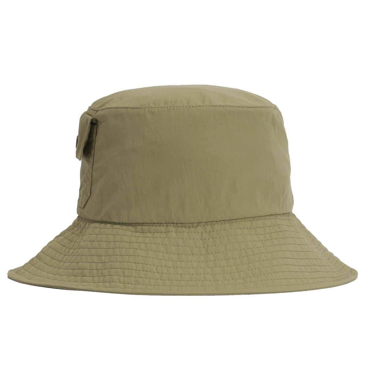 Bleached Olive Barbour Rowane Showerproof Bucket Hat back