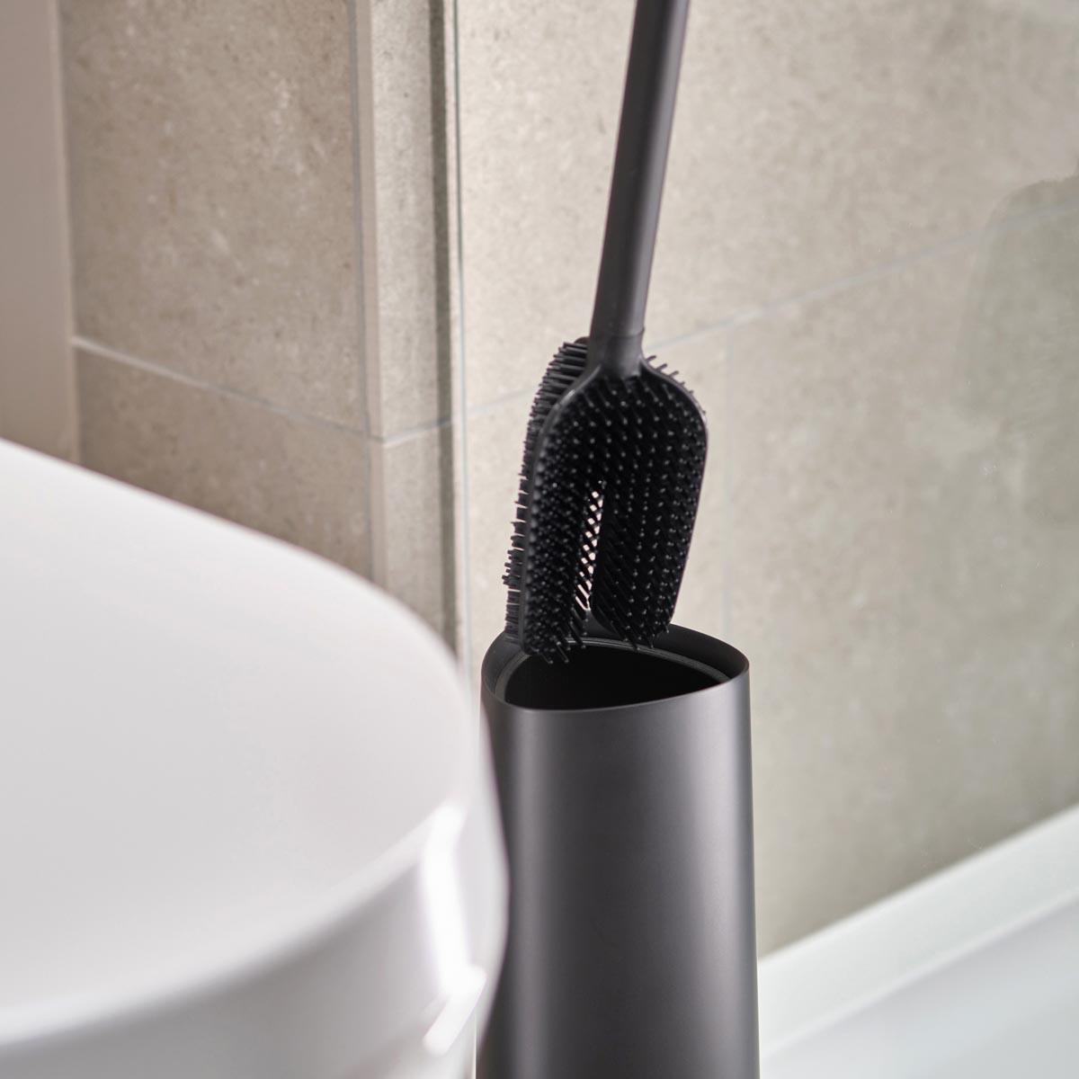 Black Joseph Joseph Flex 360 Toilet Brush