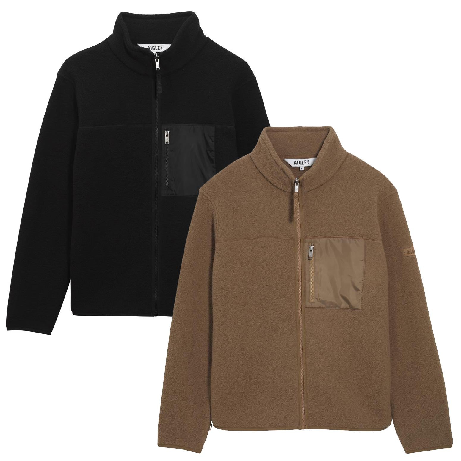 Aigle Mens Sherpa Fleece Jacket