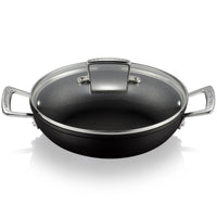 Le Creuset Toughened Non-Stick Shallow Casserole With Glass Lid 26cm