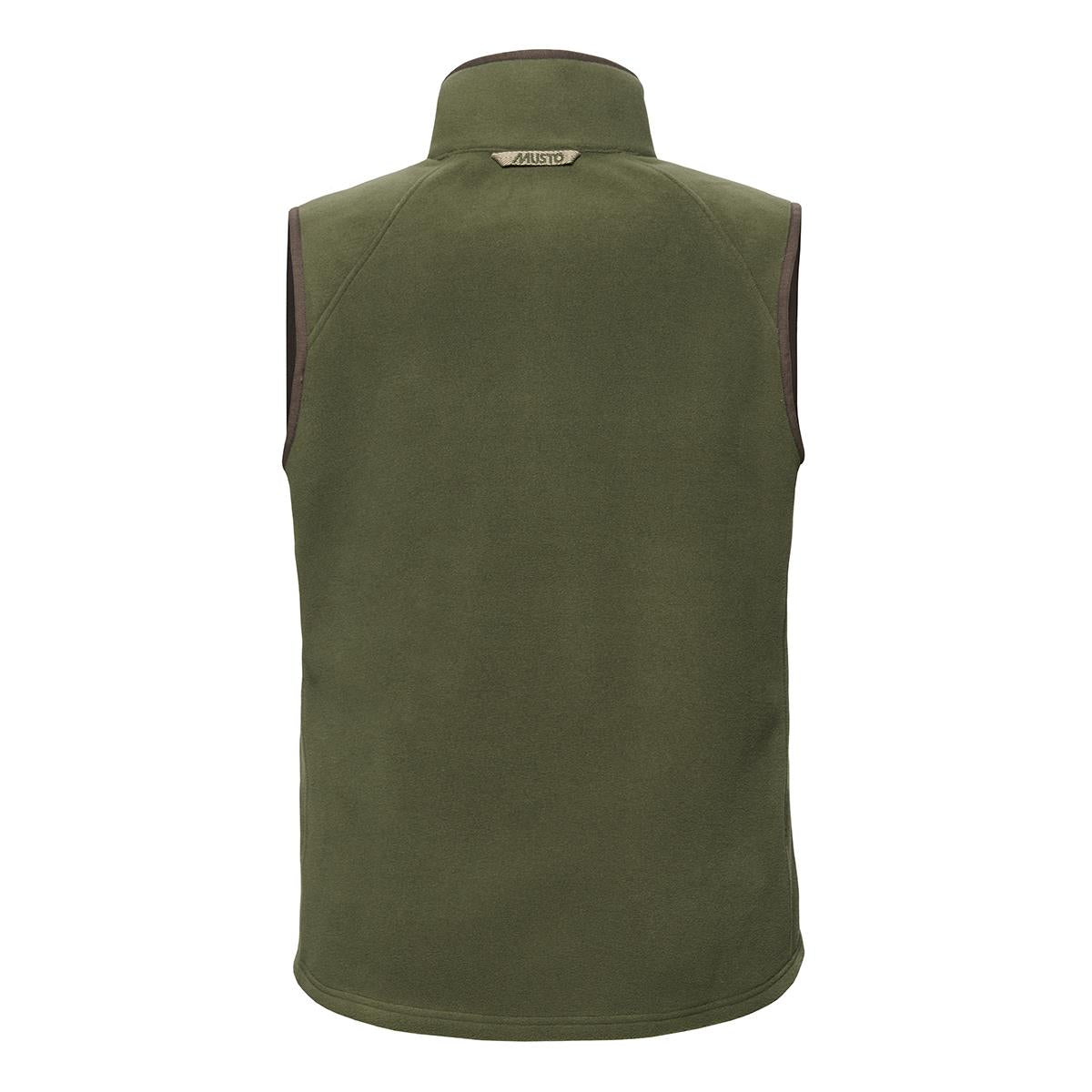Deep Green Musto Womens Outdoor Country Fenland 200 Fleece Gilet Back