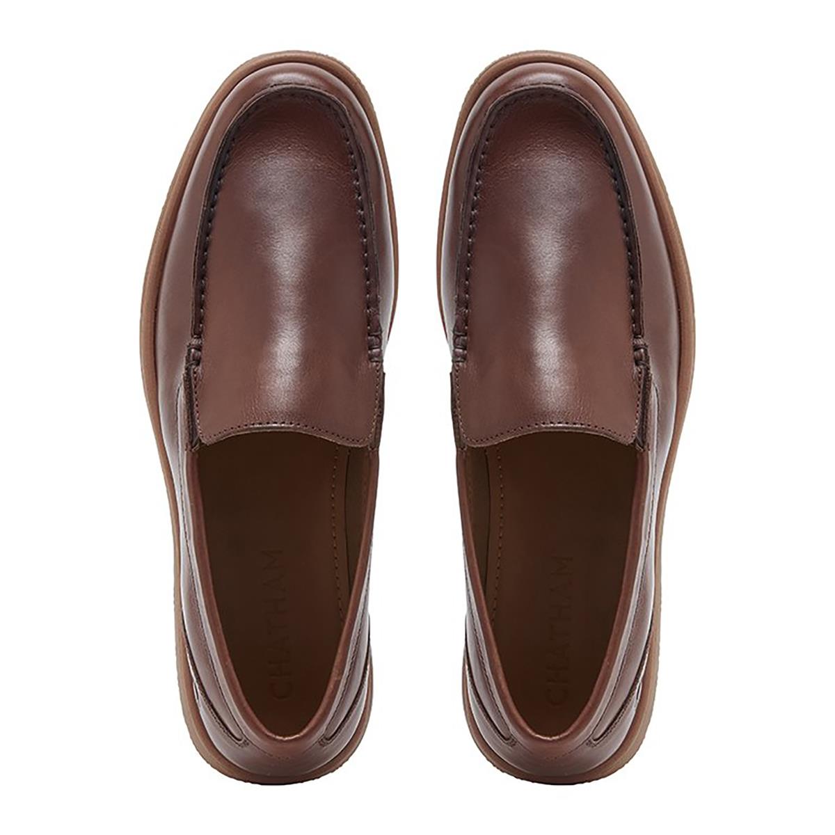 Chatham Mens Braunton Leather Moccasins