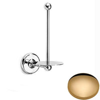 Non-Lacquered Brass Samuel Heath Novis Spare Toilet Roll Holder N1031