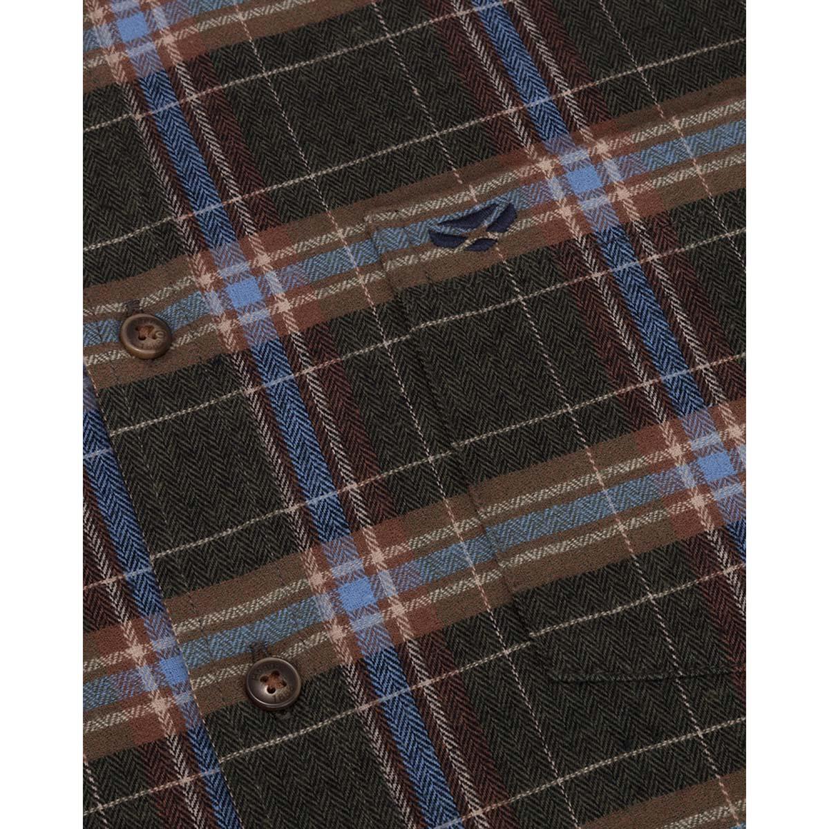 Hoggs Of Fife Mens Pitlessie Button Down Flannel Shirt