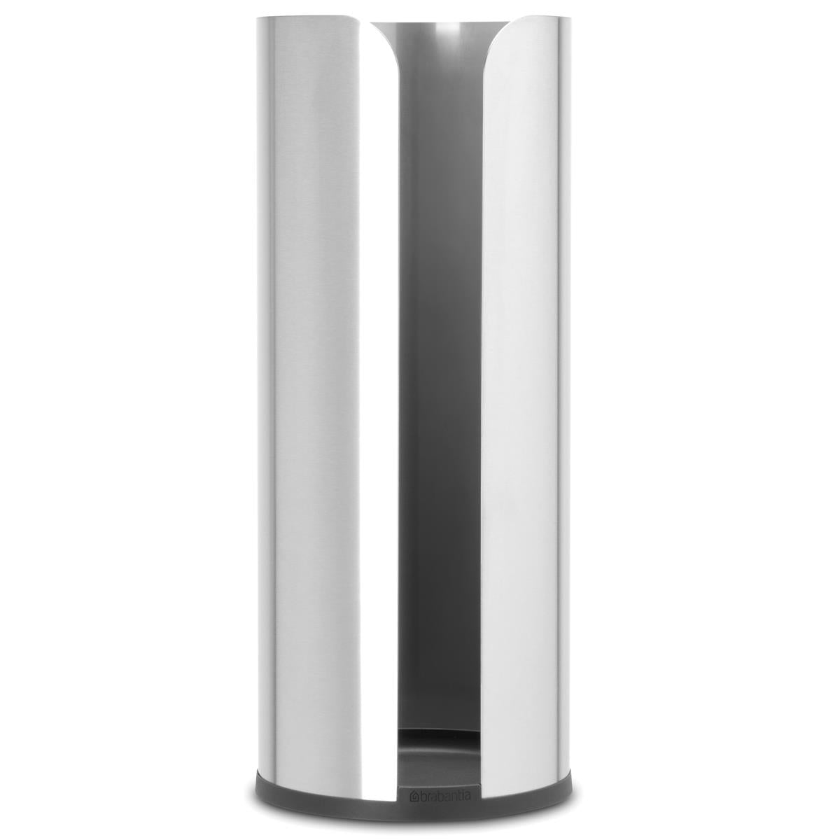 Matt Steel Brabantia Renew Toilet Roll Dispenser