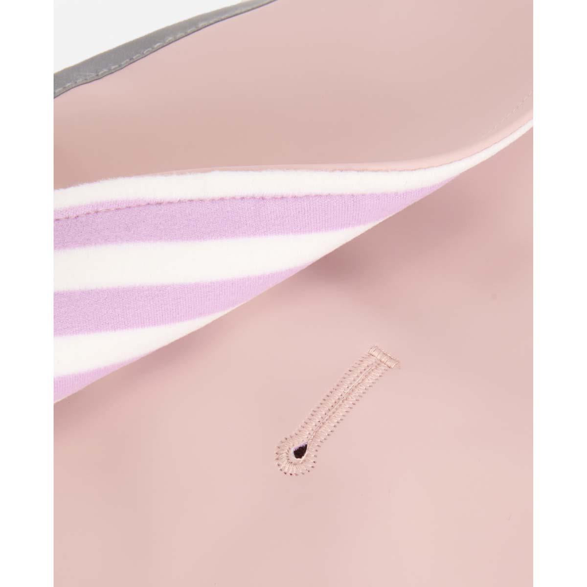Gardenia Pink Barbour Evie Waterproof Dog Coat detail