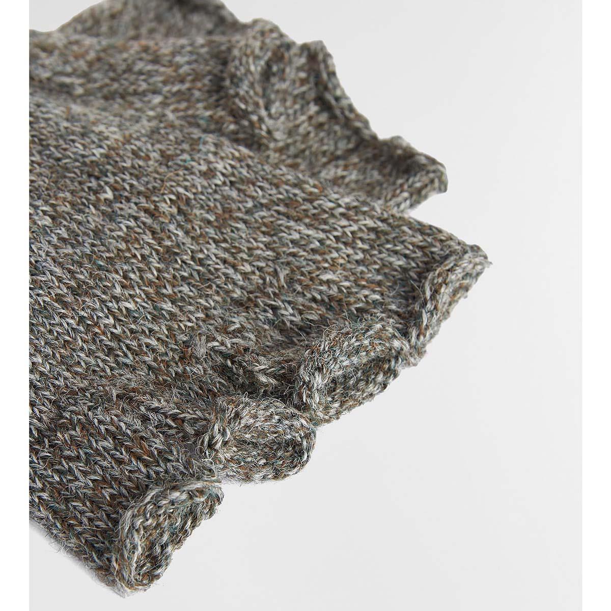 Barbour Mens Heath Fingerless Wool Gloves